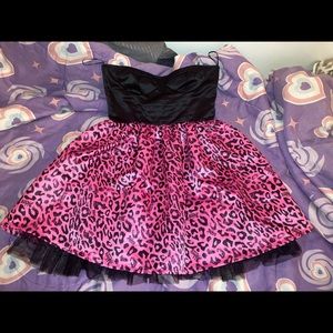 Abbey Dawn by Avril Lavigne Hot Pink & Black Dress